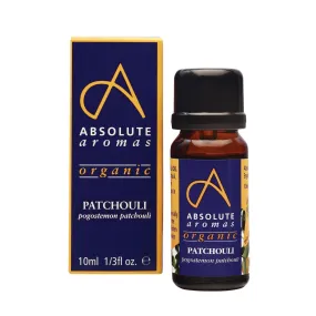 Absolute Aromas Organic Patchouli Essential Oil 0.33 Fl. Oz.