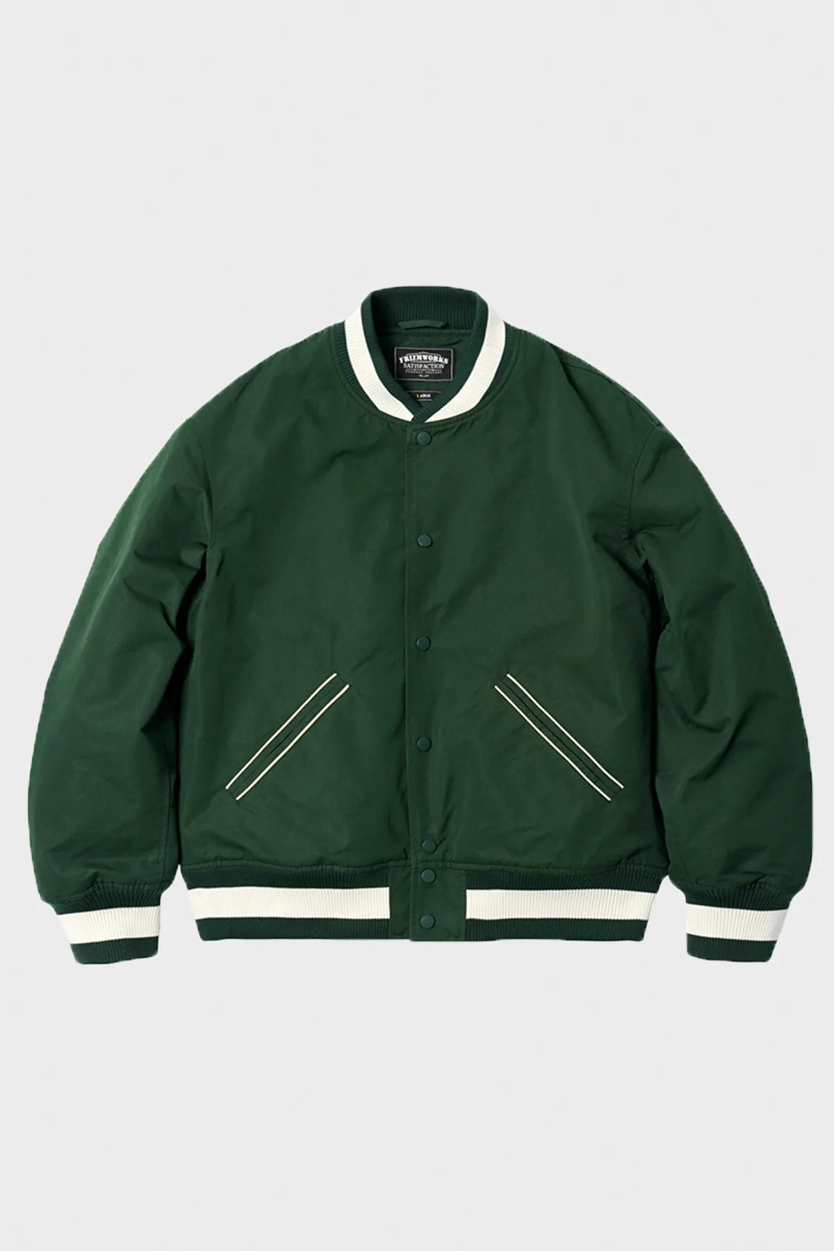 Calvary Twill Varsity Jacket - Forest Green