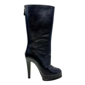 Chanel Mid Calf Boots