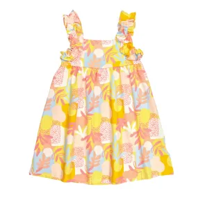 Cynthia Rowley Toddler Girls Cinched Ruffle Strap Dress