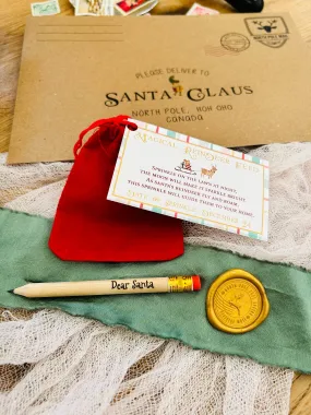 Gold Letter to Santa Kit