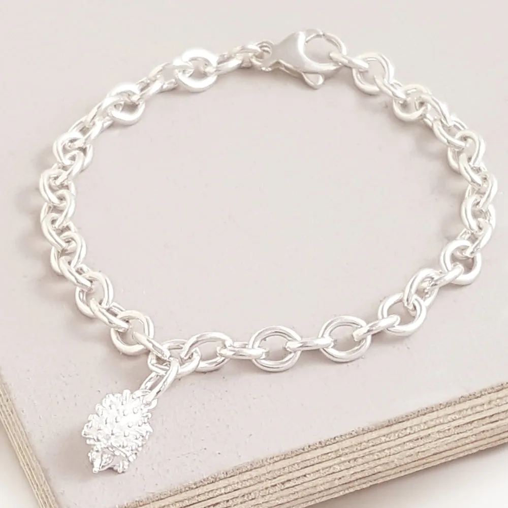 Hedgehog Silver Charm