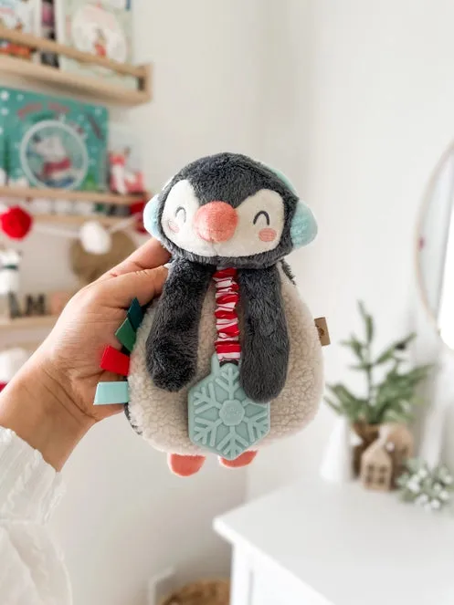 Holiday Itzy Lovey™ Plush   Teether Toy - Penguin