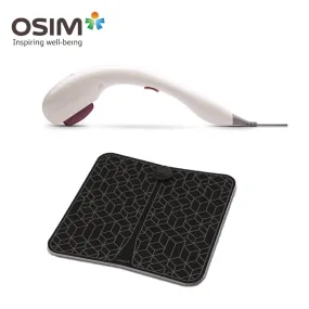 OSIM (Mix and Match Bundle) uPulse Mat EMS Leg Massager   uPamper Lite Handheld Massager