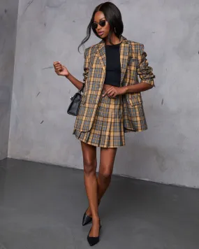 Siena Plaid Blazer