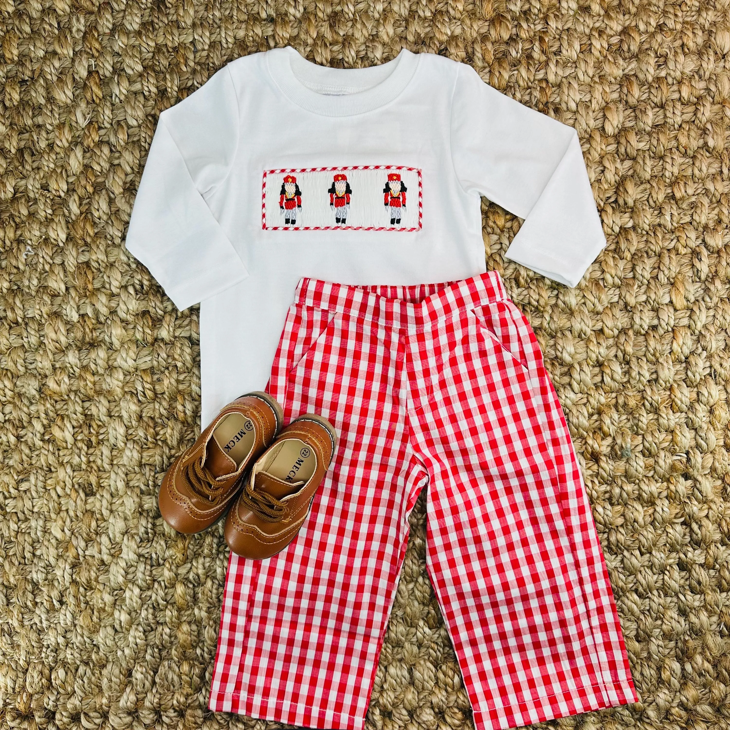 Smocked Christmas Nutcracker Shirt