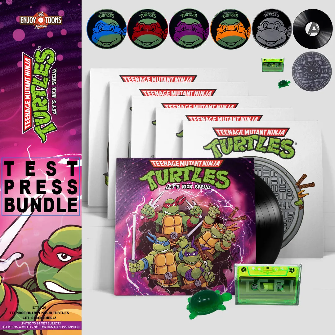 TMNT Let's Kick Shell! TEST PRESSING CowaBUNDLE